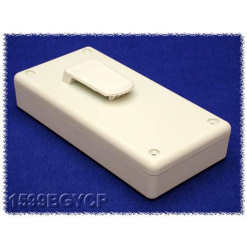 Hammond Electronics 1599BGYCP Hand-Gehäuse 130 x 65 x 25 ABS Grau 1 St.