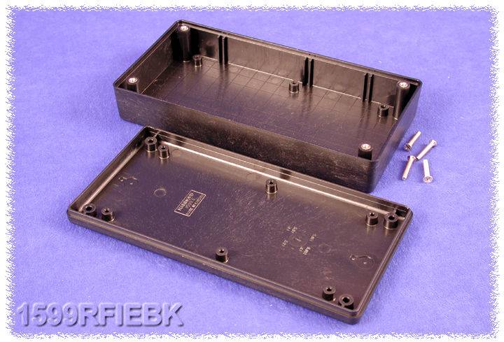 Hammond Electronics 1599RFIEBK Hand-Gehäuse 170 x 85 x 34 ABS Schwarz 1 St.