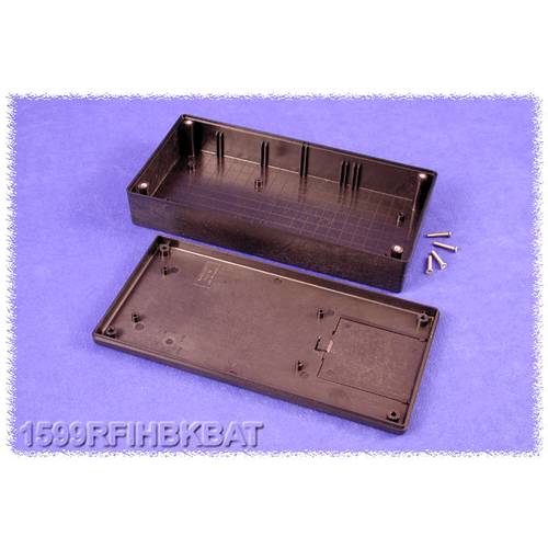 Hammond Electronics 1599RFIHBKBAT Hand-Gehäuse 220 x 110 x 44 ABS Schwarz 1 St.