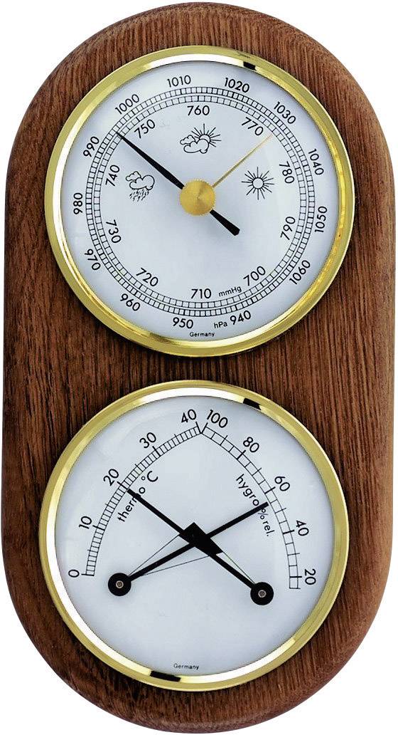 TFA-DOSTMANN Analoge Wetterstation TFA 20.1051 Vorhersage für=12 bis 24 Stunden