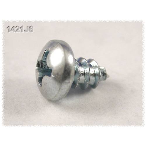 Hammond Electronics 1421J6 Befestigungsschraube selbstschneidend Stahl Natur 6 St.