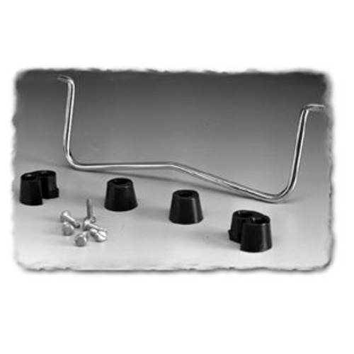 Hammond Electronics 1427D10 Haltevorrichtung Chrom (L x B x H) 241.34 x 5 x 63.53 mm 1 St.