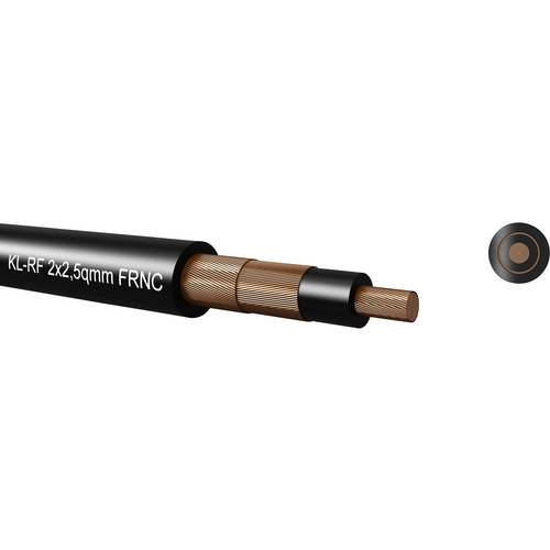 Kabeltronik 55H140000-1 Lautsprecherkabel 2 x 4 mm² Schwarz Meterware