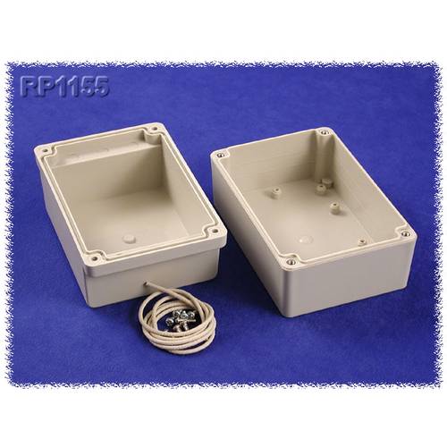 Hammond Electronics RP1155C Universal-Gehäuse 125 x 85 x 85 ABS, Polycarbonat Grau 1 St.