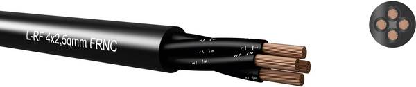 Kabeltronik 65H425000-100 Lautsprecherkabel 4 x 2.5 mm² Schwarz 100 m