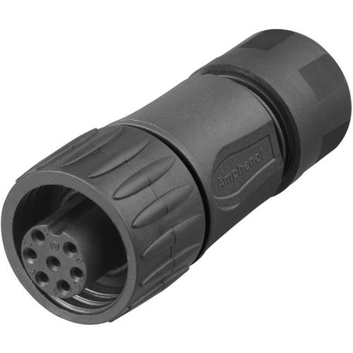 Amphenol C016 10D006 010 12 Rundstecker Kupplung, gerade Gesamtpolzahl: 6 + PE Serie (Rundsteckverbinder): C016 1 St.
