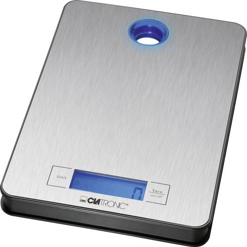 Clatronic KW 3412 Edelstahl-Küchenwaage