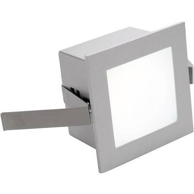 SLV 111262 Frame Basic LED-Einbauleuchte   LED LED fest eingebaut 1 W Silber-Grau
