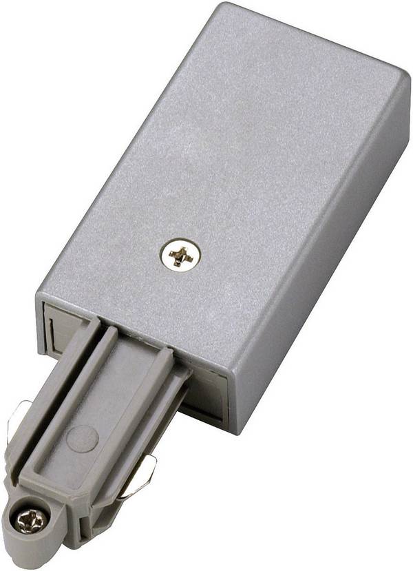 SLV 143032  Hochvolt-Schienensystem-Komponente  Einspeiser  1phasig Silber-Grau