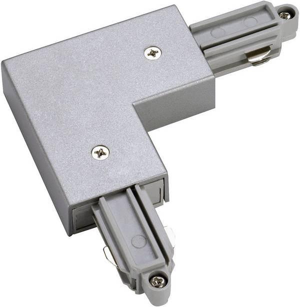 SLV 143062  Hochvolt-Schienensystem-Komponente  Eckverbinder  1phasig Silber-Grau