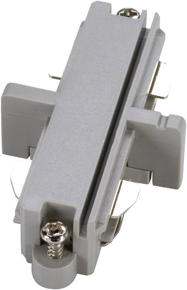SLV 143092 Hochvolt-Schienensystem-Komponente Längsverbinder 1phasig Silber-Grau