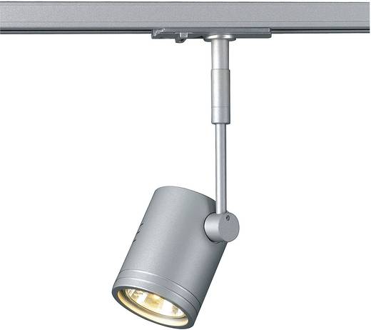 Hochvolt Schienensystem Leuchte 1phasig GU10 50 W Halogen SLV Bima I Silber Kaufen