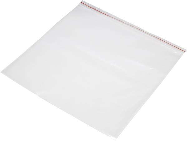 Druckverschlussbeutel ohne Beschriftungsstreifen (B x H) 300 mm x 300 mm Transparent Polyethylen Bag 1 St.
