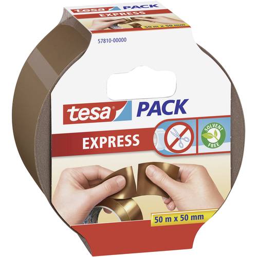 tesa EXPRESS 57810-00000-01 Packband tesapack® Braun (L x B) 50 m x 50 mm 1 St.