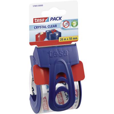 tesa CRYSTAL CLEAR 57805-00000-02 Packband tesapack® Transparent (L x B) 20 m x 50 mm 1 St.