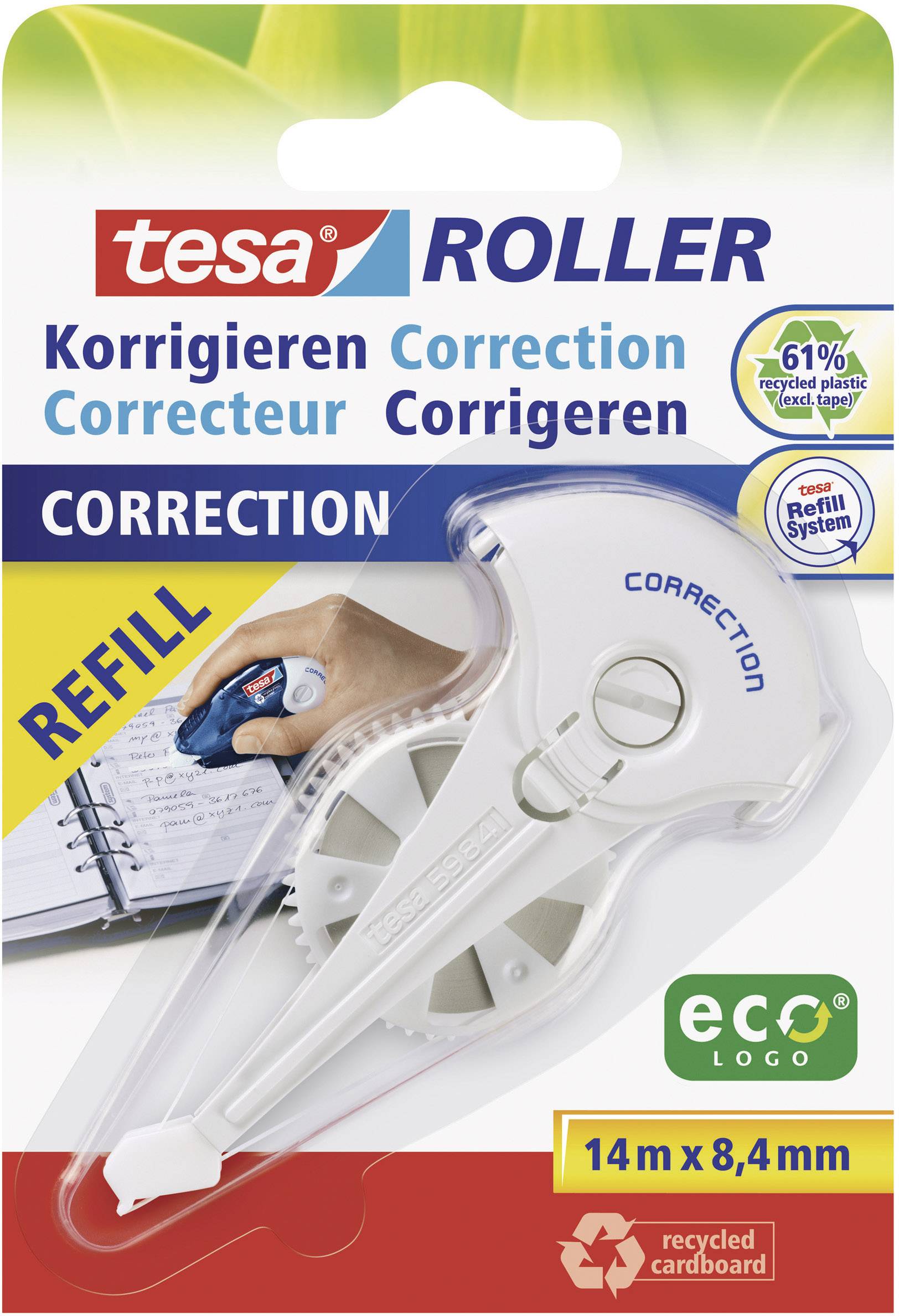 TESA ® Nachfüllkassette ecoLogo®, 8,4 mm