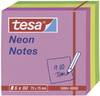 tesa Haftnotiz 56004-00-00 75 mm x 75 mm Pink, Gelb, Grün 480 Blatt