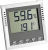 TFA Dostmann Klima Guard Thermo-/Hygrometer Silber 30.5010