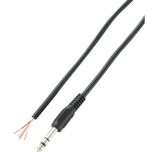 VOLTCRAFT XL-AC63DGW Klinken-Steckverbinder 6.35 mm - Stereo Polzahl:3 1 St.