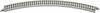 7297004 Z Rokuhan Gleis (mit Bettung) Gebogenes Gleis 45 ° 220 mm 4 St.