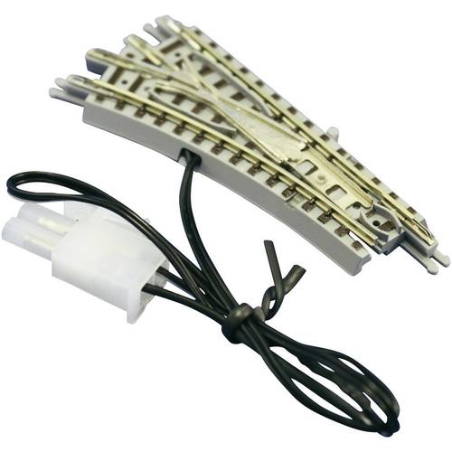 7297022 Z Rokuhan Gleis (mit Bettung) Weiche, elektrisch, links 55 mm 26 ° 127 mm 1 St.
