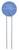 Blauer PTC-Thermistor mit Aufschrift 'EPCOS PTC C945 9940', zwei Metallanschlüsse unten. 