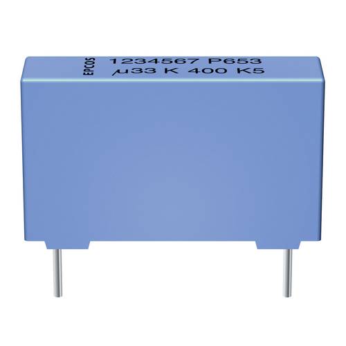 TDK B32654-A224-J 1 St. MKP-Folienkondensator radial bedrahtet 0.22 µF 1000 V/DC 5 % 27.5 mm (L x B x H) 31.5 x 11 x 21 ...