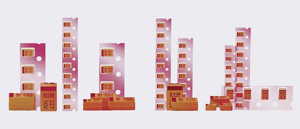 Reihen von rosafarbenen und orangefarbenen Plastikgegenständen, die in einer Anordnung stehen, ähnlich wie in einem Labor oder Geschäft.