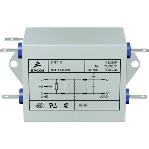 TDK B84113CB110 B84113CB110 Entstörfilter flammhemmend 250 V/AC 10 A 3.6 mH (L x B x H) 159 x 50.8 x 44.5 mm 1 St.