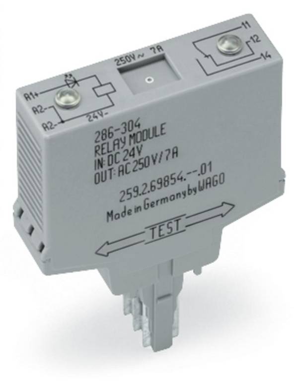WAGO 286-304 Steckrelais 24 V/DC 7 A 1 Wechsler 1 St.