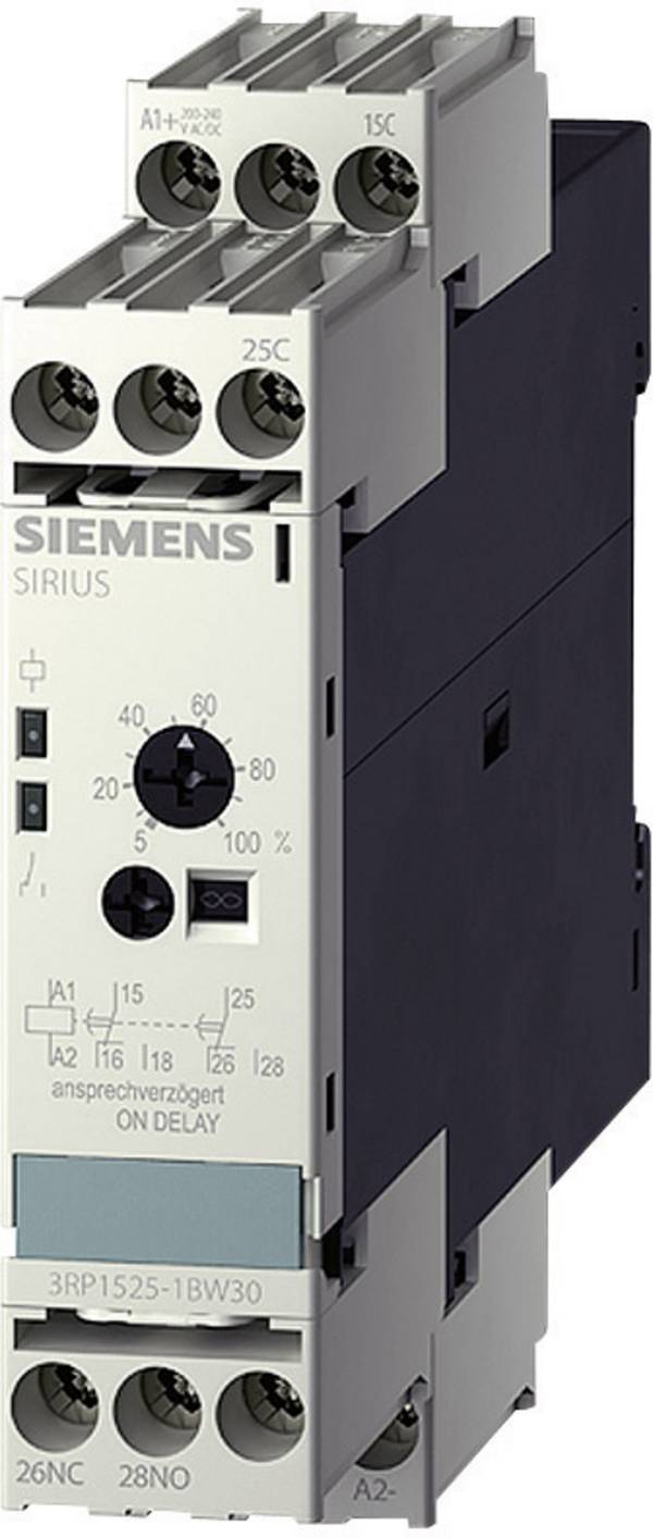 Siemens Indus.Sector Zeitrelais ansprechverz. 1W, 15Zb.0,05-100H 3RP1525-1AP30