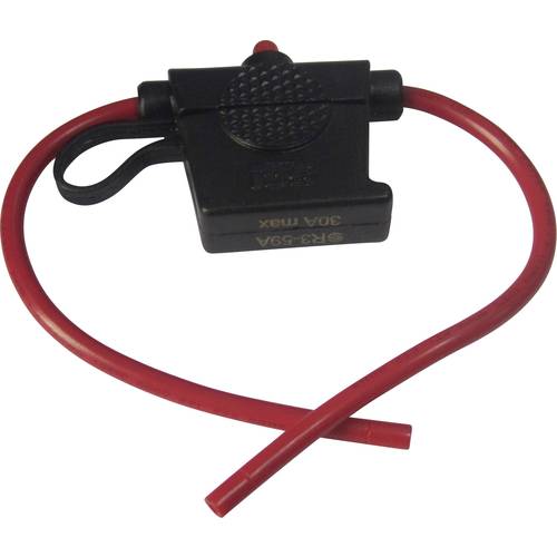 TRU COMPONENTS 1587492 TC-R3-59A KFZ-Sicherungshalter mit Statusanzeige Passend für (Sicherungen) Flachsicherung Standar...