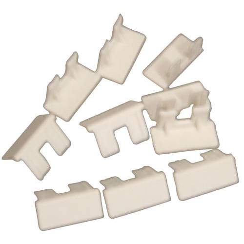 Finder 095.80.3 Beschriftungsschild ohne Aufdruck Weiß Bulk 1 St.