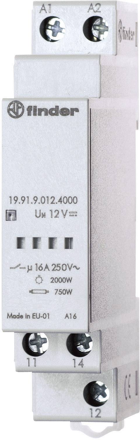 Finder 19.91.9.012.4000 Uitgangsmodule voor schemerschakelaar 1 stuk(s) Voedingsspanning (num):12 V/DC 1x wisselcontact afbeelding