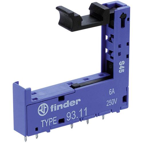 Thumbnail - Finder 93.11 Relaissockel mit Haltebügel Passend für Serie (Relais): Finder Serie 34 Finder 34.51, Finder 34.81 (L x B x...