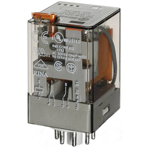 Thumbnail - Finder 60.12.8.024.0040 Steckrelais 24 V/AC 10 A 2 Wechsler 1 St.