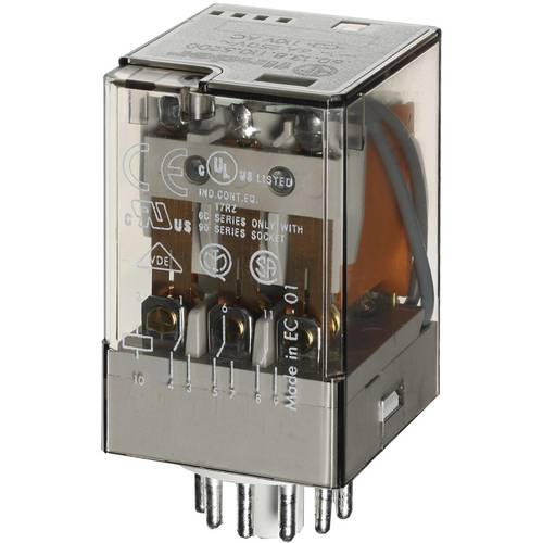 Finder 60.13.8.230.0040 Steckrelais 230 V/AC 10 A 3 Wechsler 1 St.