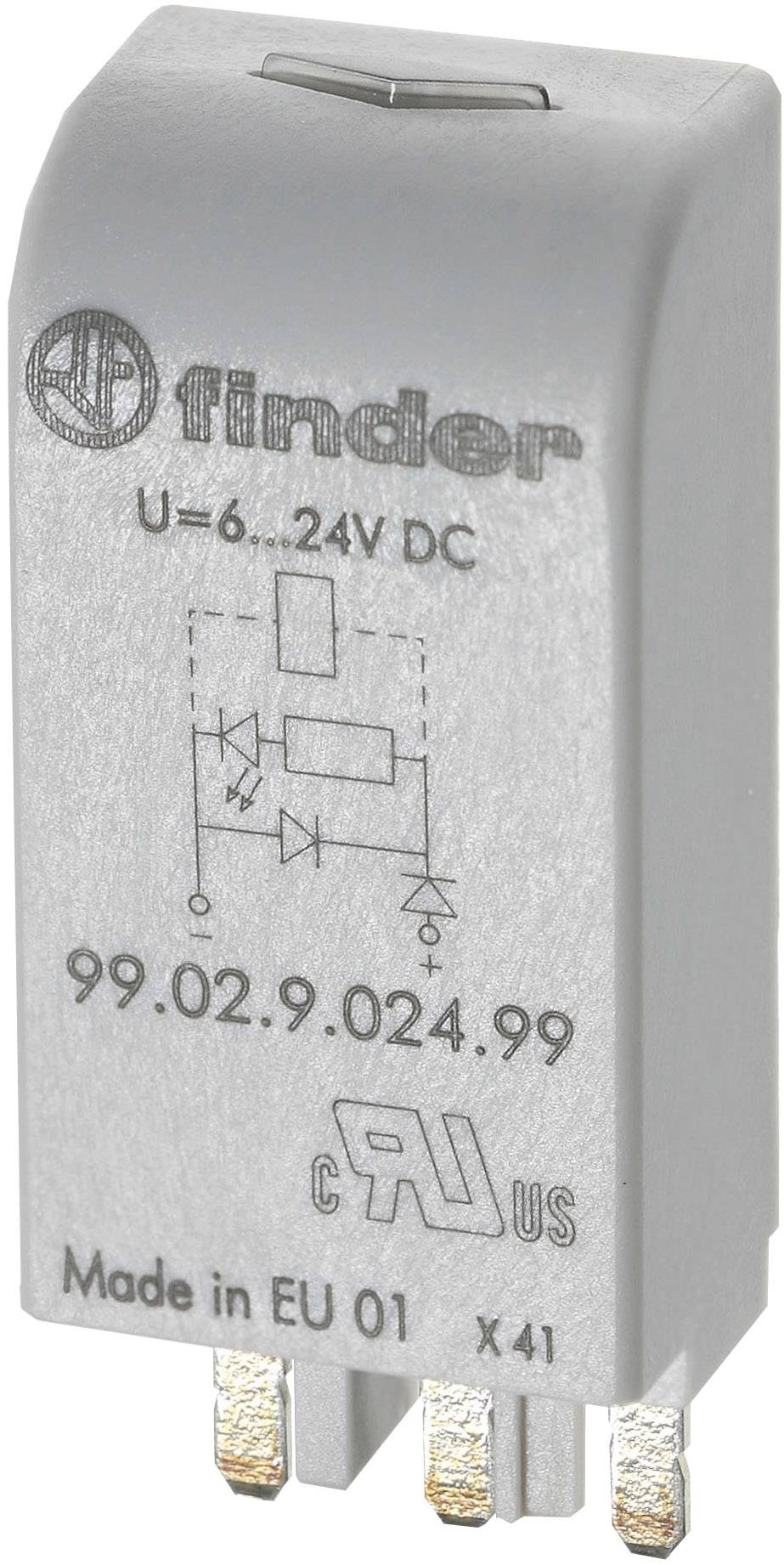 FINDER Steckmodul mit RC-Glied 1 St. Finder 99.02.0.230.09 Passend für Serie: Finder Serie 90, Finde