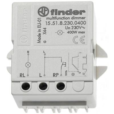 Stromstoß-Schalter Auf-/Unterputz Finder 15.51.8.230.0400 1 Schließer 230 V/AC  400 W  1 St. 