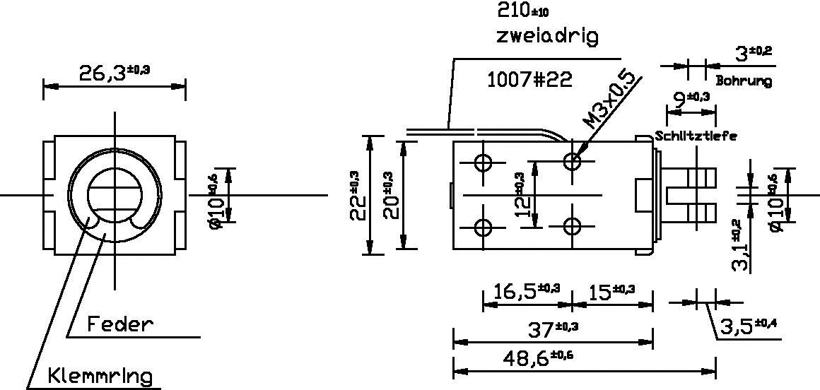 Tremba HMA-2622z-6.001 Hubmagnet ziehend 0.1 N 90 N 12 V/DC 4 W-1