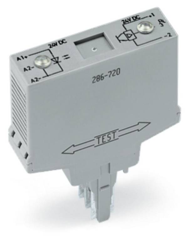 WAGO Optokopplerrelais 286-721 5 A Schaltspannung (max.): 24 V/DC 1 St.