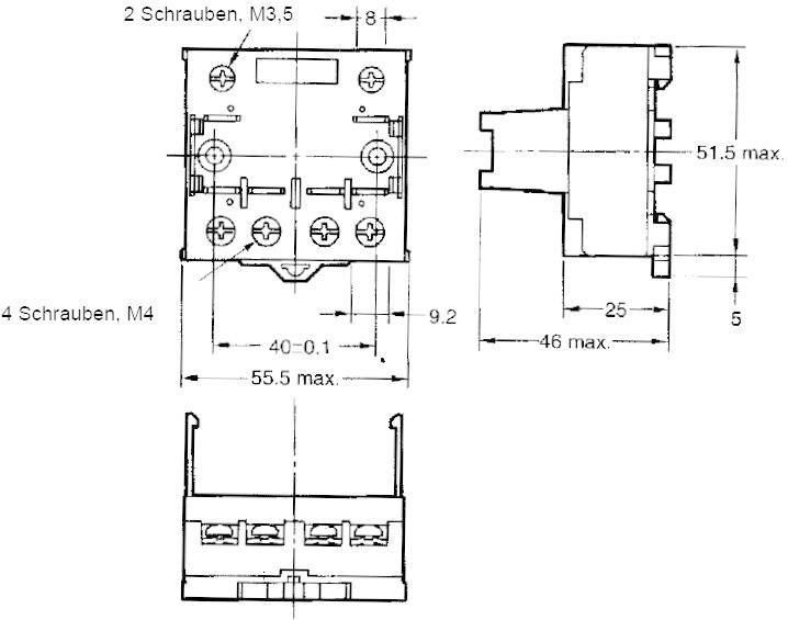 OMRON Relaissockel 1 St. Omron P7LF-06 Passend für Serie: Omron Serie G7L (L x B x H) 55.5 x 56.5 x