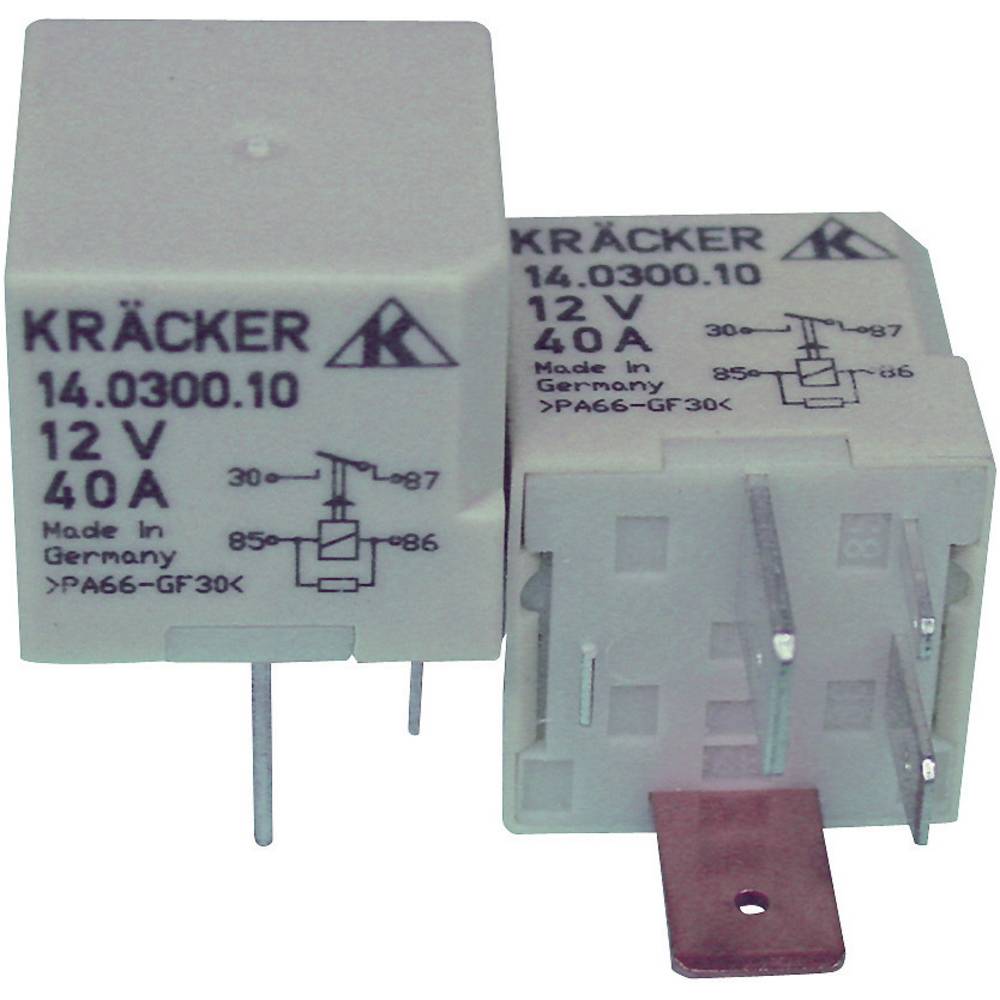 Kräcker originele autorelais Kräcker 14.0300.10 12 V= 1 x Aan 70 A 10 min 40A continue 60 V-AC-75 V-