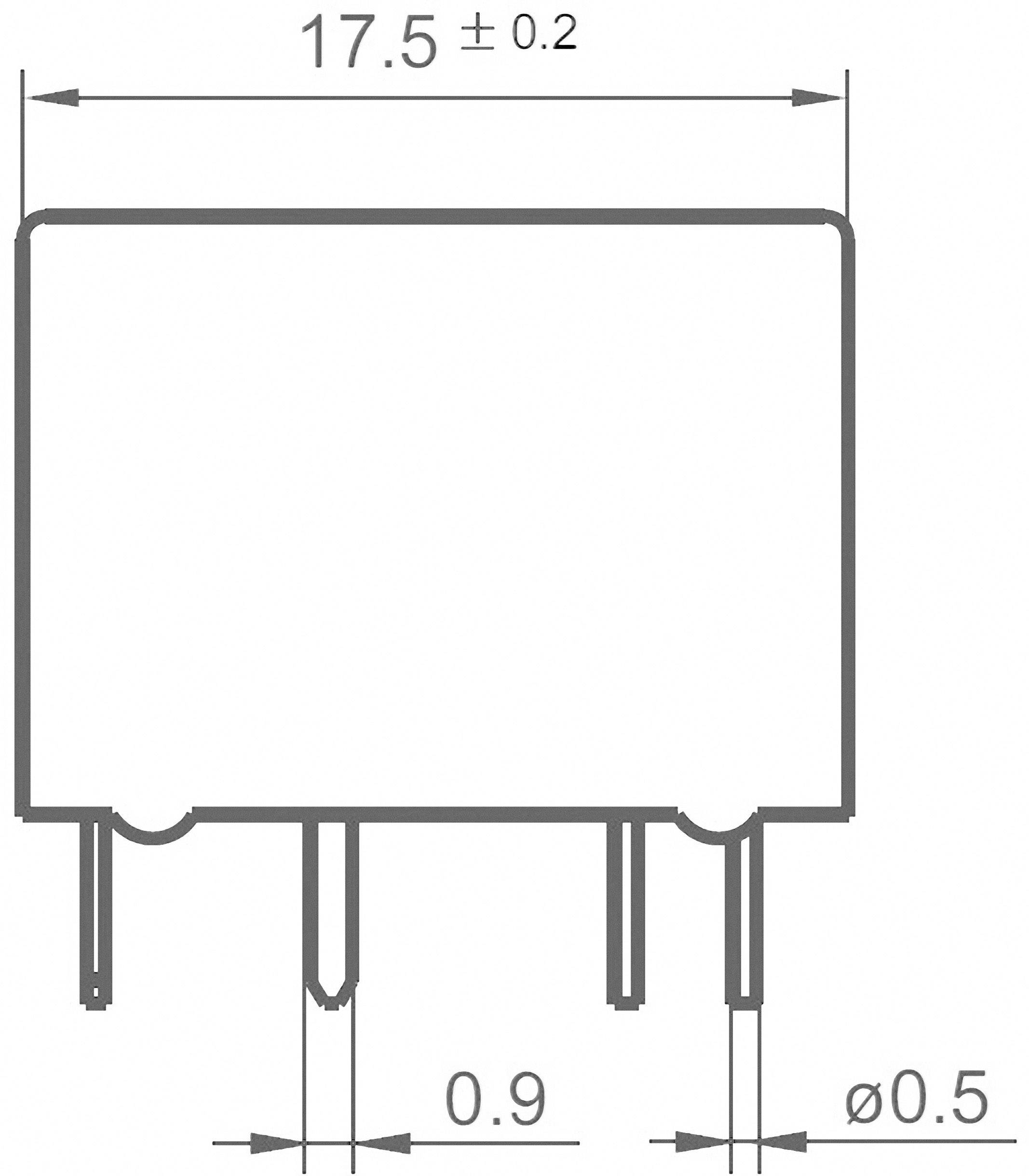 Hongfa HFKD/012-2ZST Kfz-Relais 12 V/DC 20 A 2 Wechsler-1