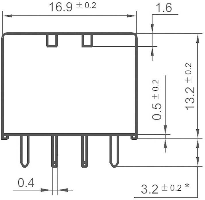 Hongfa HFKD/012-2ZST Kfz-Relais 12 V/DC 20 A 2 Wechsler-2