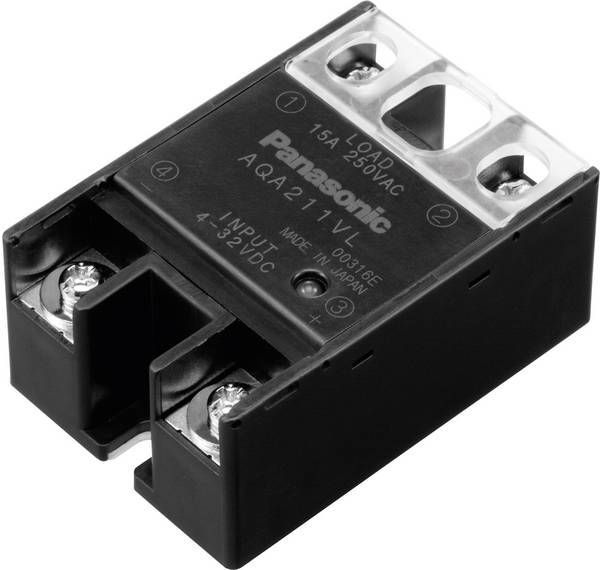 Panasonic Halbleiterrelais AQA611VL 40 A Schaltspannung (max.): 250 V/AC Nullspannungsschaltend 1 St.