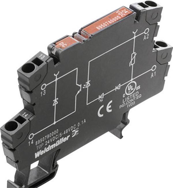 Weidmüller Optokopplerrelais 1254880000-1 4 A Schaltspannung (max.): 33 V/DC 1 St.