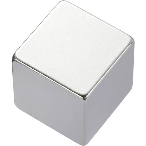 Thumbnail - TRU COMPONENTS 505936 Permanent-Magnet Rechteckig (L x B x H) 20 x 10 x 10 mm N35 1.18 - 1.24 T Grenztemperatur (max.): ...