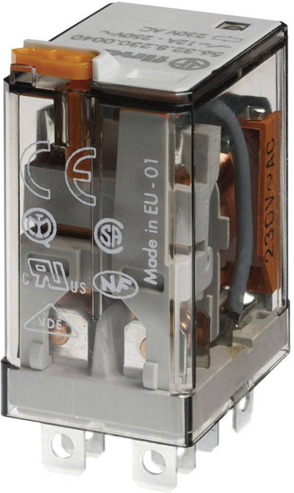 Finder 56.32.8.230.0040 Steckrelais 230 V/AC 12 A 2 Wechsler 1 St.