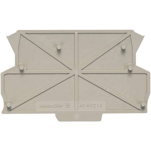 Weidmüller AP MCZ1.5 Abschlussplatte Beige 1 St.